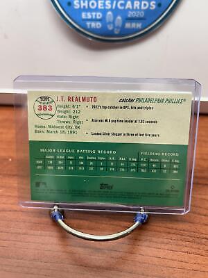 Cheap Sneaks Footwear/Sports Cards J.T. Realmuto 2023 Topps Chrome Platinum Anniversary #383 Philadelphia