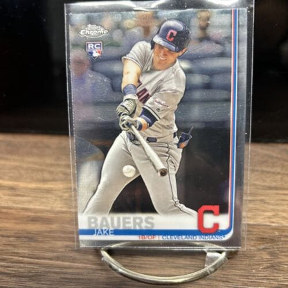 Cheap Sneaks Footwear/Sports Cards Jake Bauers 2019 Topps Chrome RC Rookie Baseball Card #71