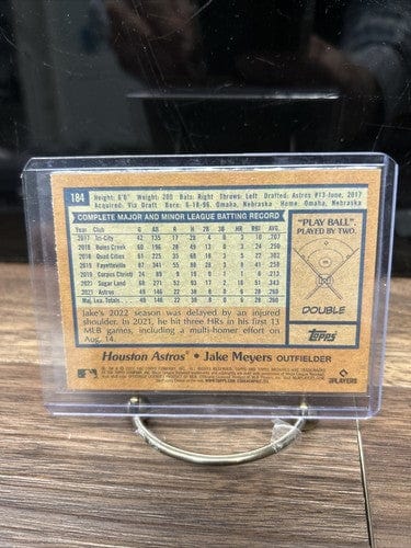 Cheap Sneaks Footwear/Sports Cards JAKE MEYERS Rookie Card 2022 Topps Archives #184 Houston Astros 1978 D