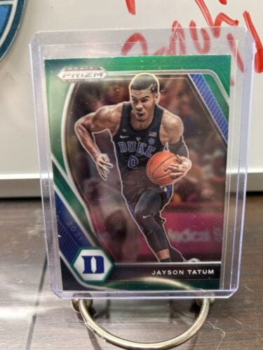 Cheap Sneaks Footwear/Sports Cards JAYSON TATUM 2021 Panini Prizm Draft Picks GREEN PRIZM - Duke #61 Celt