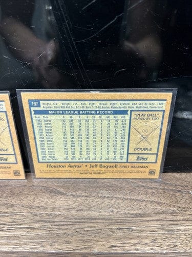 Cheap Sneaks Footwear/Sports Cards Jeff Bagwell Houston Astros Lot (2) 2022 Topps Archives Baseball Card