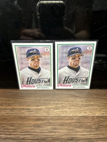Cheap Sneaks Footwear/Sports Cards Jeff Bagwell Houston Astros Lot (2) 2022 Topps Archives Baseball Card