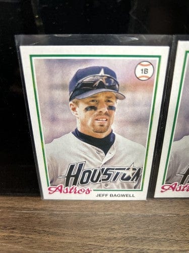 Cheap Sneaks Footwear/Sports Cards Jeff Bagwell Houston Astros Lot (2) 2022 Topps Archives Baseball Card