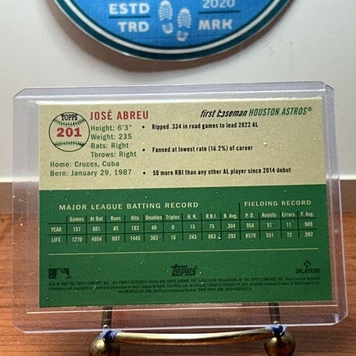 Cheap Sneaks Footwear/Sports Cards Jose Abreu 2023 Topps Chrome Platinum Anniversary Houston Astros Card