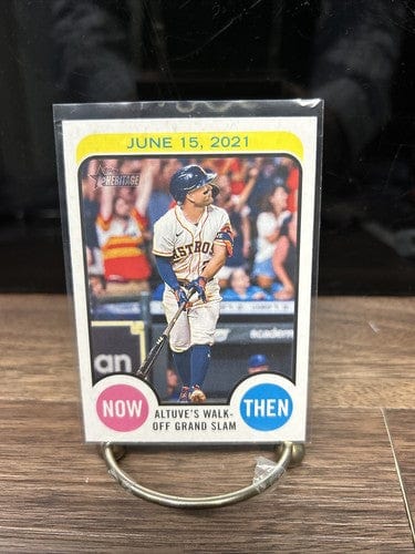 Cheap Sneaks Footwear/Sports Cards Jose Altuve 2022 Topps Heritage High Number - Now And Then - Houston A