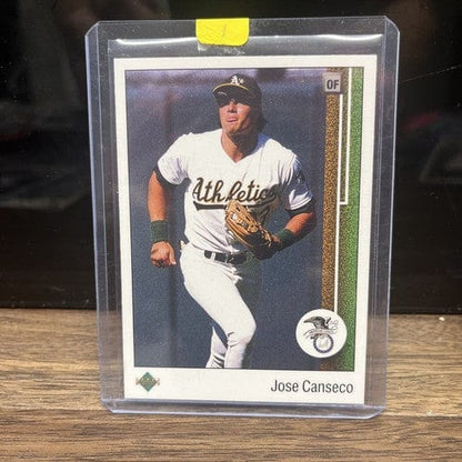 Cheap Sneaks Footwear/Sports Cards Jose Canseco 2 Card Lot 1989 Upper Deck #371, #659 1988 AL MVP