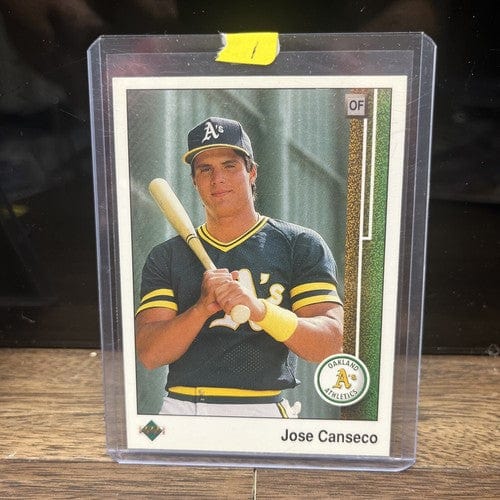 Cheap Sneaks Footwear/Sports Cards Jose Canseco 2 Card Lot 1989 Upper Deck #371, #659 1988 AL MVP