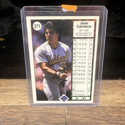 Cheap Sneaks Footwear/Sports Cards Jose Canseco 2 Card Lot 1989 Upper Deck #371, #659 1988 AL MVP