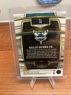 Cheap Sneaks Footwear/Sports Cards Kelly Oubre Jr 2021-22 Panini Select Concourse Blue Shimmer Prizm Card