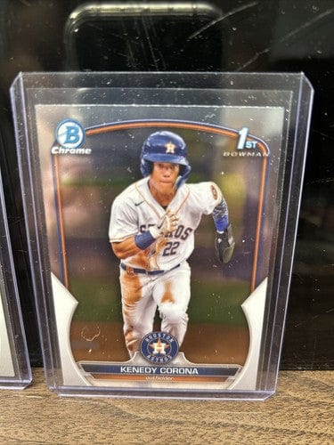 Cheap Sneaks Footwear/Sports Cards Kenedy Corona Lot(2) Houston Astros 2023 1st Bowman Chrome BCP-148