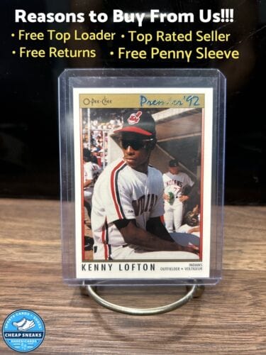 Cheap Sneaks Footwear/Sports Cards KENNY LOFTON 1992 O-PEE-CHEE PREMIER BASEBALL CARD # 72 F1201