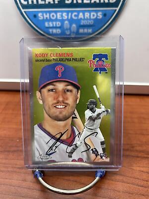 Cheap Sneaks Footwear/Sports Cards Kody Clemens RC 2023 Topps Chrome Platinum Anniversary #41 Philadelphi