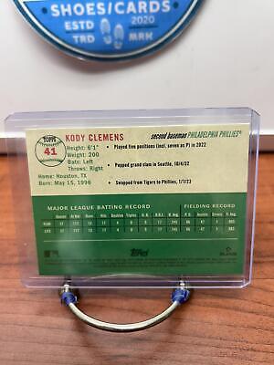 Cheap Sneaks Footwear/Sports Cards Kody Clemens RC 2023 Topps Chrome Platinum Anniversary #41 Philadelphi