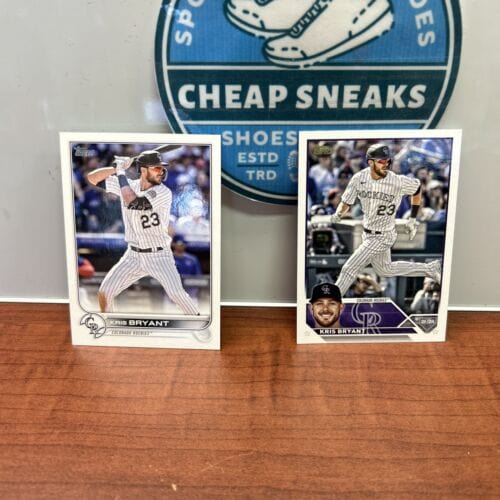 Cheap Sneaks Footwear/Sports Cards Kris Bryant 2 Cars Lot 2023 Topps Series One, 22 Topps Update Series C