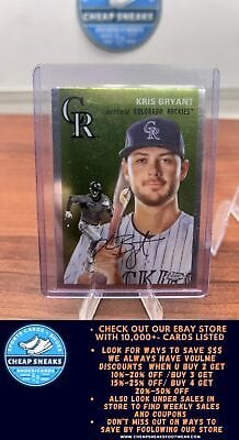 Cheap Sneaks Footwear/Sports Cards Kris Bryant 2023 Topps Chrome Platinum Anniversary #286 Colorado Rocki