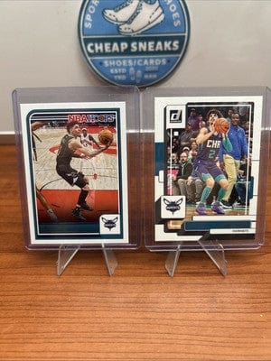 Cheap Sneaks Footwear/Sports Cards Lamelo Ball 2 Card Lot 2023 Panini NBA Hoops #87,2022 Donruss #67 Horn