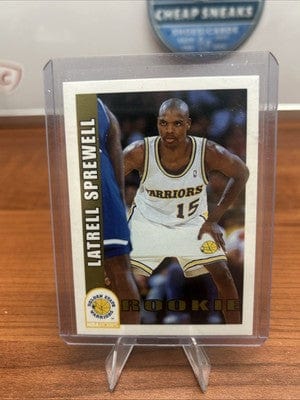 Cheap Sneaks Footwear/Sports Cards Latrell Sprewell (RC) 1992 Hoops Golden State Warriors Rookie Card #38