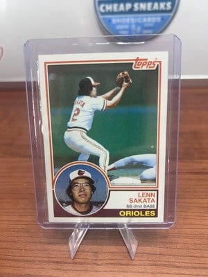 Cheap Sneaks Footwear/Sports Cards Lenn Sakata 1983 Topps #319 Baltimore Orioles