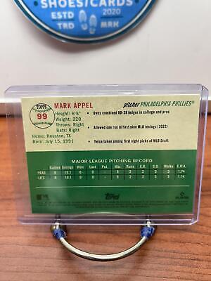 Cheap Sneaks Footwear/Sports Cards Mark Appel RC 2023 Topps Chrome Platinum Anniversary #99 Philadelphia