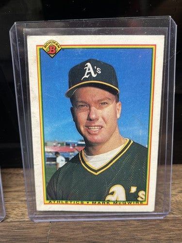 Cheap Sneaks Footwear/Sports Cards Mark McGwire 3 Card Lot With 87 The Rookies Rookie Card Oakland Athlet