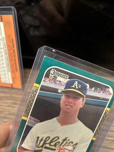 Cheap Sneaks Footwear/Sports Cards Mark McGwire 3 Card Lot With 87 The Rookies Rookie Card Oakland Athlet