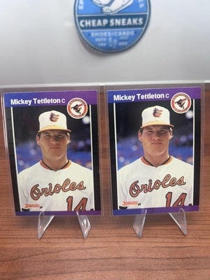 Cheap Sneaks Footwear/Sports Cards Mickey Tettleton 1989 Donruss #401 Baltimore Orioles