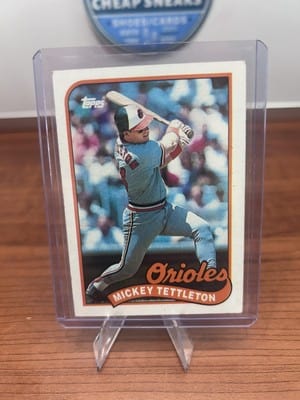 Cheap Sneaks Footwear/Sports Cards Mickey Tettleton 1989 Topps #521 Baltimore Orioles