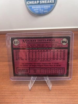 Cheap Sneaks Footwear/Sports Cards Mickey Tettleton 1989 Topps #521 Baltimore Orioles