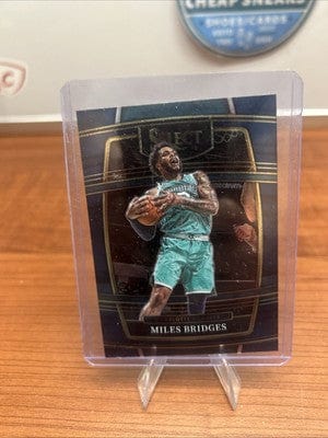 Cheap Sneaks Footwear/Sports Cards Miles Bridges 2021-22 Panini Select Basketball Blue #42 Charlotte Horn