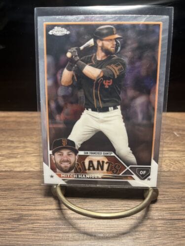 Cheap Sneaks Footwear/Sports Cards Mitch Haniger 2023 Topps Chrome baseball card #122 San Francisco Giant