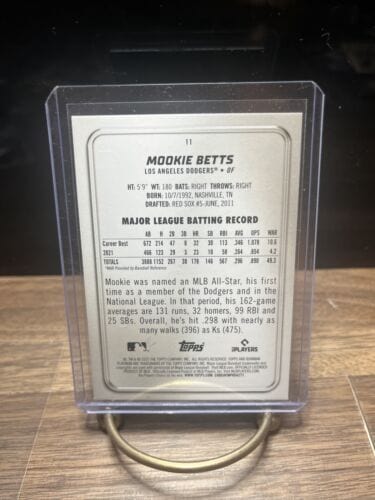 Cheap Sneaks Footwear/Sports Cards MOOKIE BETTS - 2022 TOPPS BOWMAN PLATINUM Icey Foil  #11 - LOS ANGELES
