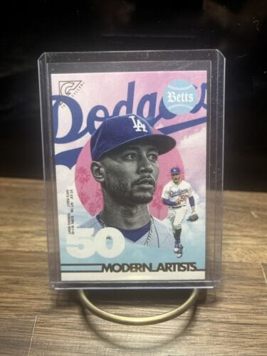 Cheap Sneaks Footwear/Sports Cards MOOKIE BETTS #MA-19 | 2022 Topps Gallery MODERN ARTISTS Insert | Dodge