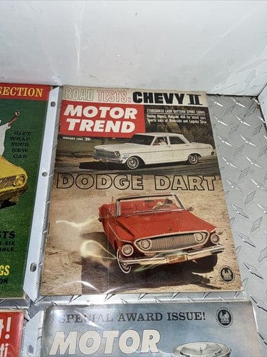 Cheap Sneaks Footwear/Sports Cards Motor Trend Magazine 1962 4 Issue Lot