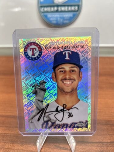 Cheap Sneaks Footwear/Sports Cards Nathaniel Lowe 2023 Topps Chrome Platinum Anniversary Logo Refractor /