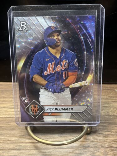 Cheap Sneaks Footwear/Sports Cards Nick Plummer (RC) 2022 Bowman Platinum Ice Foil Parallel Rookie Card #