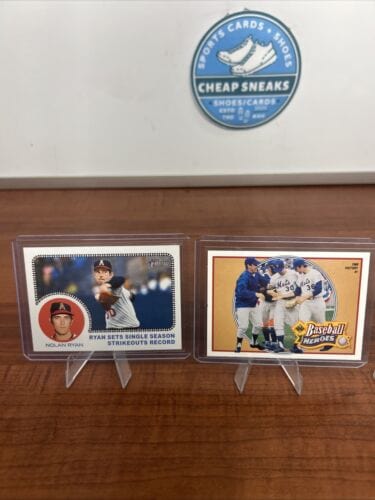Cheap Sneaks Footwear/Sports Cards Nolan Ryan 1990 Upper Deck Baseball Heros #10 of 17/2022 Topps Heritag