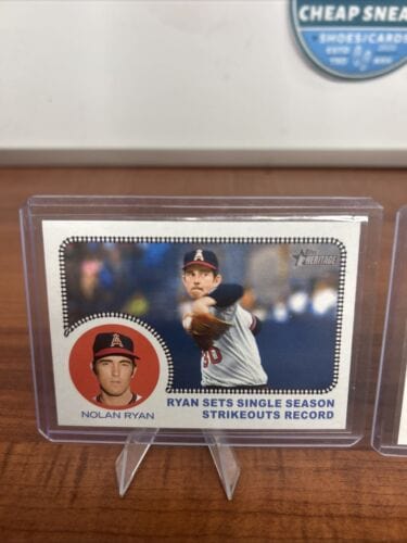 Cheap Sneaks Footwear/Sports Cards Nolan Ryan 1990 Upper Deck Baseball Heros #10 of 17/2022 Topps Heritag