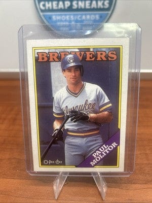 Cheap Sneaks Footwear/Sports Cards Paul Molitor 1988 O-Pee-Chee #231 Milwaukee Brewers Baseball Card NM C