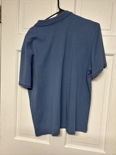 Cheap Sneaks Footwear/Sports Cards Polo Shirt Men's Calvin Klein Polo Shirt Men's Large Blue Short Sleeve 100% Cotton Clas