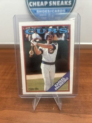 Cheap Sneaks Footwear/Sports Cards Rafael Palmeiro 1988 O-Pee-Chee #186 Chicago Cubs Baseball Card NM