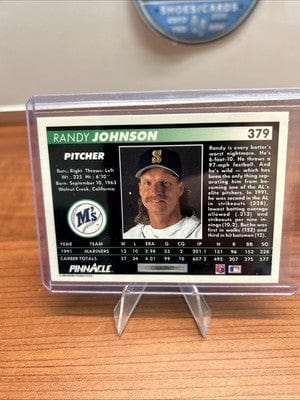 Cheap Sneaks Footwear/Sports Cards Randy Johnson 1992 Pinnacle Card #379 MLB Seattle Mariners