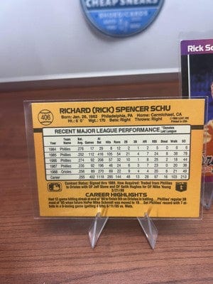 Cheap Sneaks Footwear/Sports Cards Rick Schu 1989 Donruss #406 Baltimore Orioles