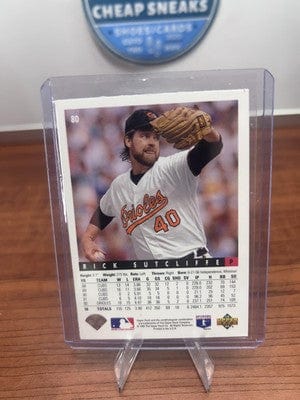 Cheap Sneaks Footwear/Sports Cards Rick Sutcliffe 1993 Upper Deck #80 Baltimore Orioles