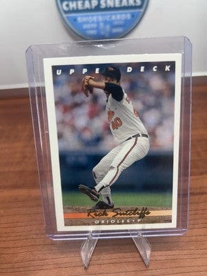 Cheap Sneaks Footwear/Sports Cards Rick Sutcliffe 1993 Upper Deck #80 Baltimore Orioles