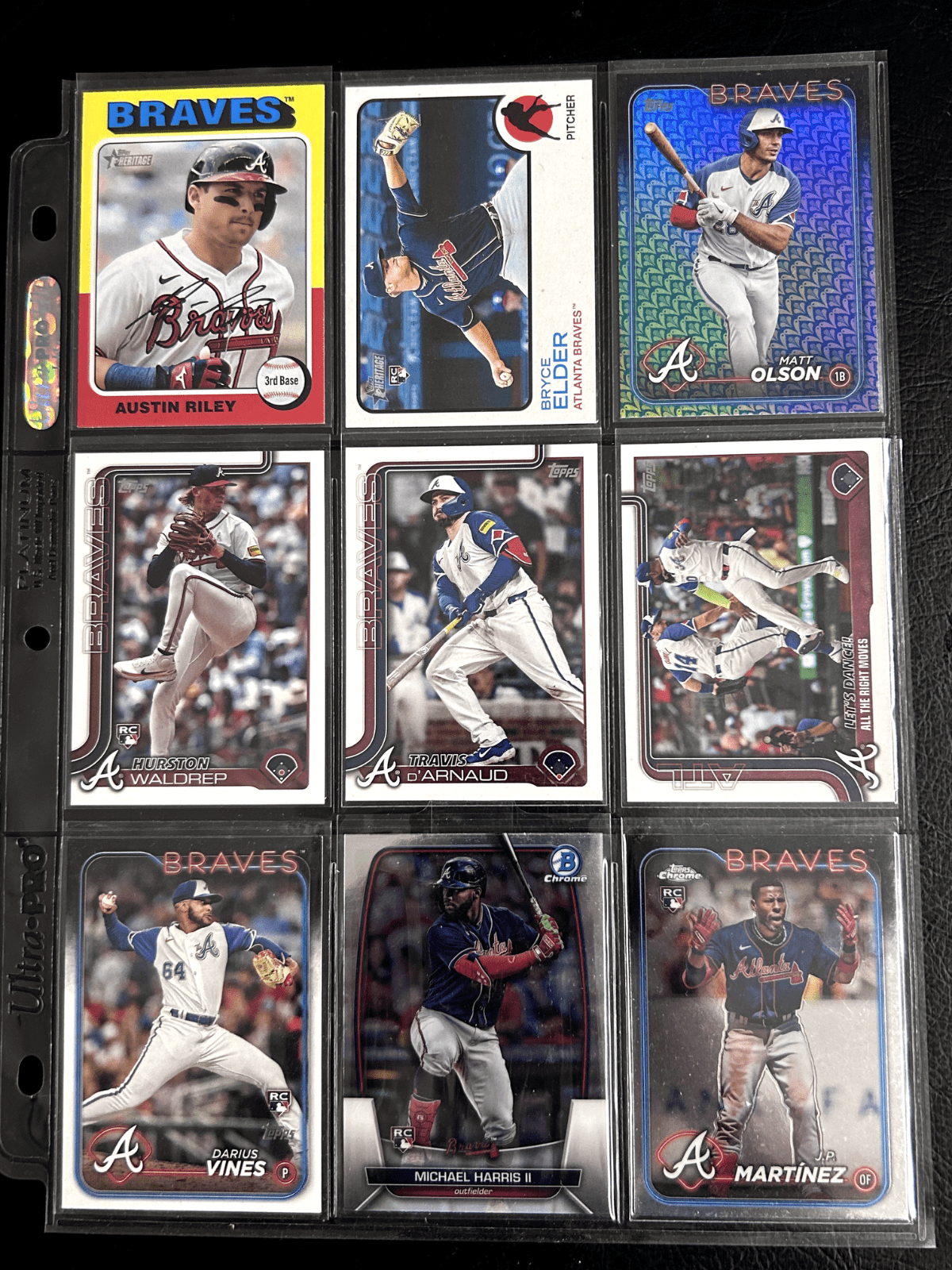 Cheap Sneaks Footwear/Sports Cards Riley, Elder, Olson, Martinez,Waldrep, Harris II Atlanta Braves Lots Topps, Topps Chrome, Bowman Chrome 2000-2024 10+ V