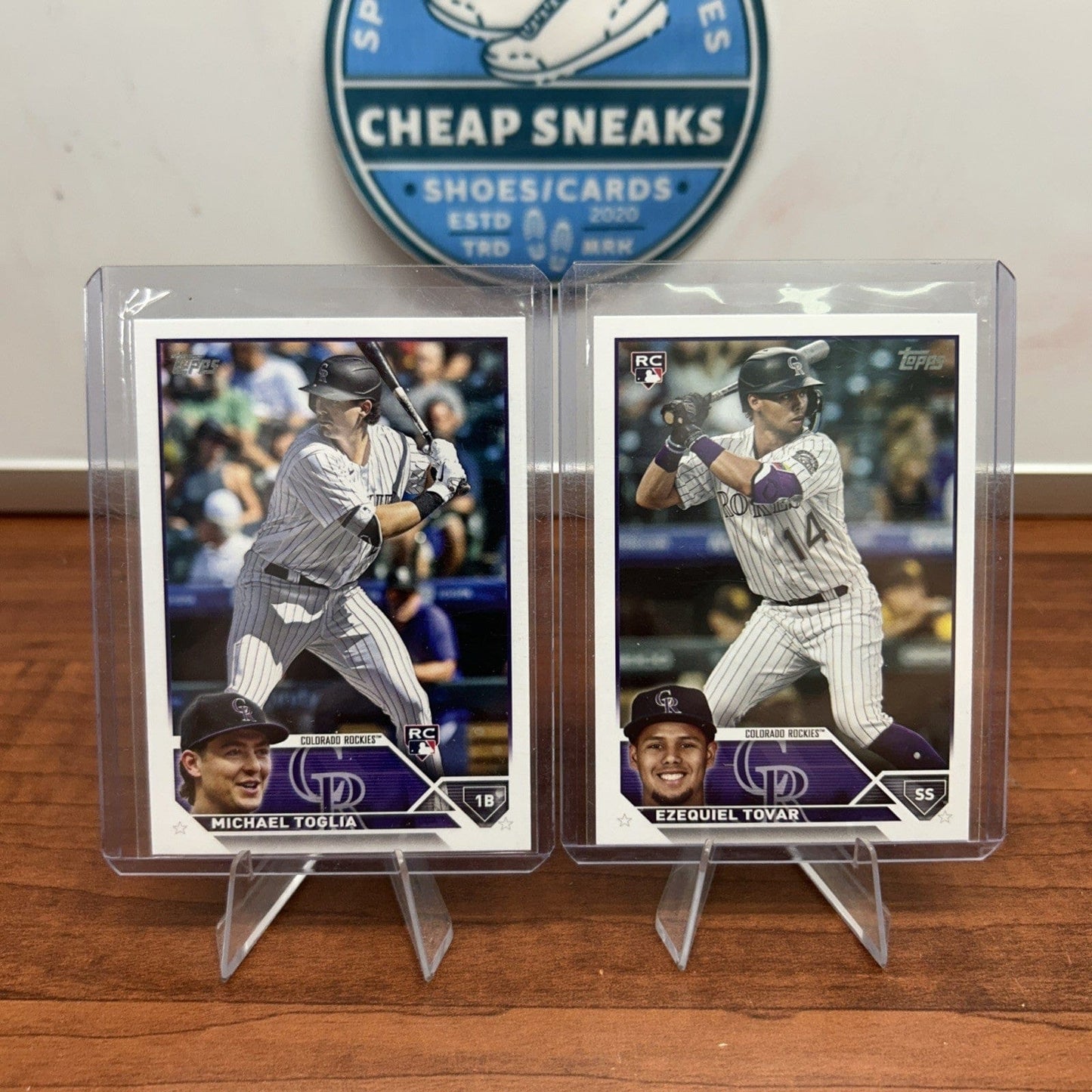 Cheap Sneaks Footwear/Sports Cards Rockies 2023 Topps Series 1 Lot Of Michael Toglia RC, Ezequiel Tovar R