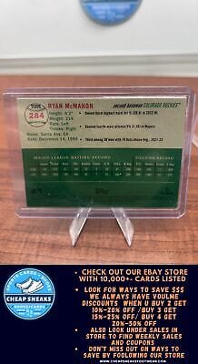Cheap Sneaks Footwear/Sports Cards Ryan McMahon 2023 Topps Chrome Platinum Anniversary #284 Colorado Rock