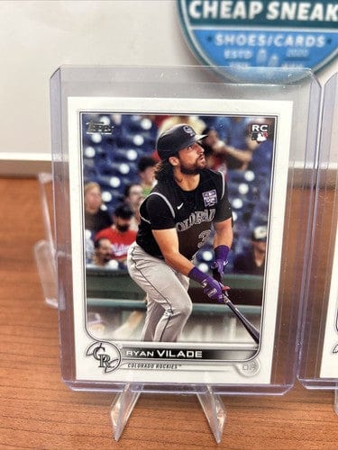 Cheap Sneaks Footwear/Sports Cards Ryan Vilade RC 2022 Topps Series Two Rookie Card #586 Colorado Rockies