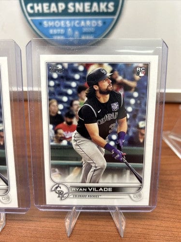 Cheap Sneaks Footwear/Sports Cards Ryan Vilade RC 2022 Topps Series Two Rookie Card #586 Colorado Rockies