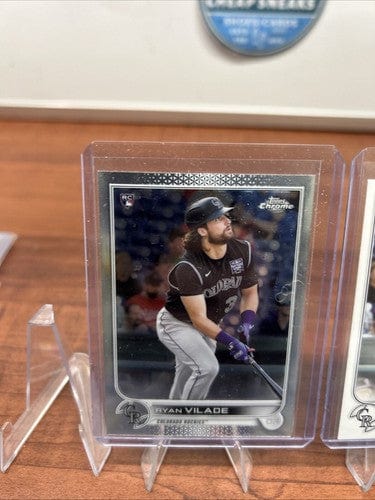 Cheap Sneaks Footwear/Sports Cards Ryan Vilade RC Lot Rockies 2022 Topps Chrome/22 Topps